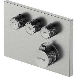 Смеситель для душа Wasserkraft Wern 4258 Thermo с термостатом, никель