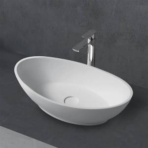 Раковина Abber Stein AS2610 накладная, 62 см, белая матовая