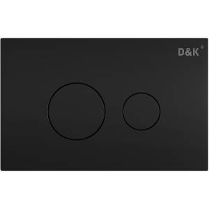 Кнопка смыва D&K Venice DB1029025 черный