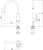 Смеситель для кухни Lemark Bronx LM3705BL черный фото 2