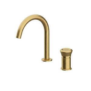 Смеситель для раковины Remer Element ET57BG брашированное золото