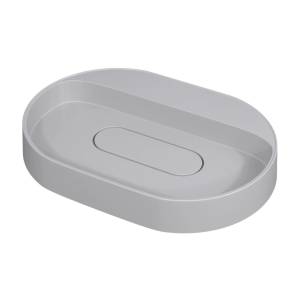 Раковина Uperwood Tanos Quartz RTanosQuartz55J без отверстия для смесителя, жасмин, 55x40