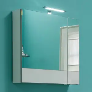 Зеркало-шкаф Aquanet Верона 75 белый