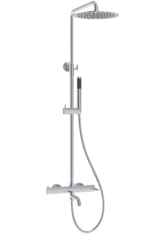 Душевая стойка Vincea Villa VSFS-1VL1CH с изливом, хром