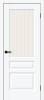 Межкомнатная дверь Bravo Неоклассик-35 полотно White Silk, стекло Magic Moru 900x2000