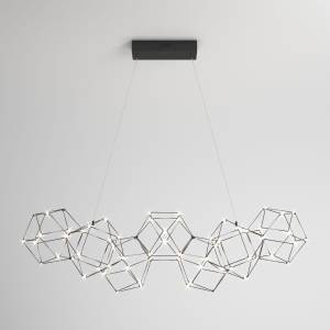 Подвесной светодиодный светильник Eurosvet Uma 90168/7 черный жемчуг Smart