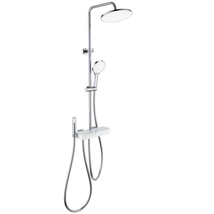 Душевая стойка Wonzon & Woghand WW-B3580-CR хром, с термостатом
