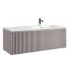 Тумба с раковиной Sancos Snob R 1.0 правая, Doha Soft, 120x42.6