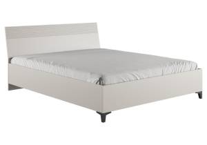 Кровать Woodville Ника 593605 бежевый мат-05/кашемир с основанием 160x200