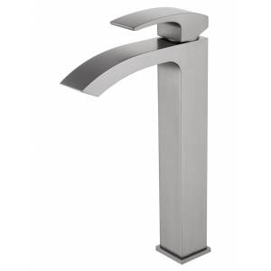 Смеситель для раковины Wonzon & Woghand WW-88239009-BGM высокий, темный графит