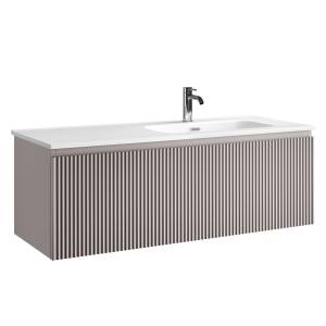 Тумба с раковиной Sancos Snob R 1.0 правая, Doha Soft, 120x42.6