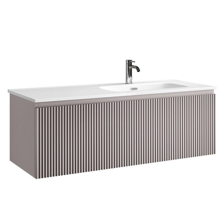 Тумба с раковиной Sancos Snob R 1.0 правая, Doha Soft, 120x42.6