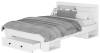 Кровать с основанием и ящиками БТС МЕБЕЛЬ Софт 00-00286688 Белый 140x200 фото 2