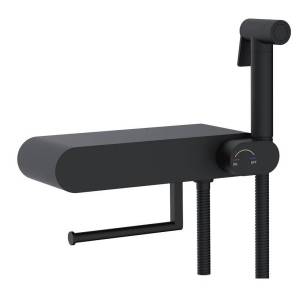 Гигиенический душ RGW Shower Panels 581408222-04 SP-222B, черный, со смесителем