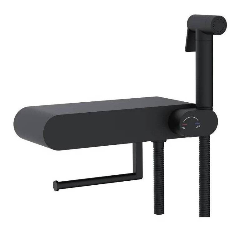 Гигиенический душ RGW Shower Panels 581408222-04 SP-222B, черный, со смесителем