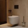Унитаз подвесной Knotlor Essence WC49WG безободковый, сиденье микролифт, белый фото 5