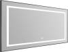 Зеркало BelBagno Kraft SPC-KRAFT-1085-685-TCH-WARM-NERO черное, с подогревом фото 3