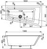 Акриловая ванна Vagnerplast Cavallo offset 160x90 R фото 10