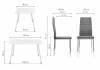 Обеденная группа Woodville Урас 579066 black, стулья искусственная кожа фото 2