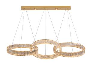 Подвесной хрустальный светодиодный светильник Newport Кристал 8243N/S gold
