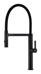 Смеситель для кухни Paulmark Leader Le214101-AN с гибким изливом, антрацит