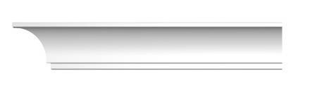 Плинтус потолочный гладкий DECOMASTER D115-115 2М 200x3x3