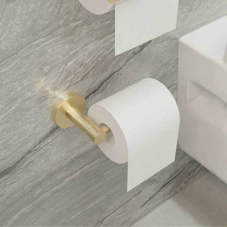 Держатель для туалетной бумаги Fixsen Comfort FX-87010A золото-сатин
