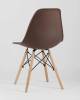 Набор из 4 стульев Stool Group Eames Style DSW Y801-V SEAT brown x4 коричневый фото 6