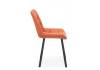 Стул на металлокаркасе Notta Челси П 632519 Терракотовый (zd 432) / черный фото 4