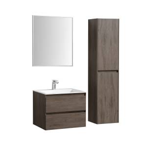 Мебель для ванной Vincea Luka 60 2 ящика, темный дуб