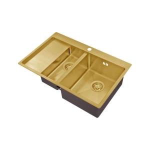 Кухонная мойка Zorg Inox PVD SZR 5178-2-R bronze