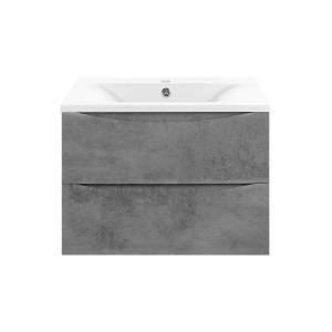 Тумба с раковиной Vincea Mia 600 2 выкатных ящика, Beton