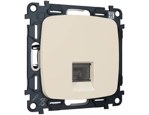 Комплект механизма компьютерной розетки Ambrella Volt MO MO332005 бежевый матовый