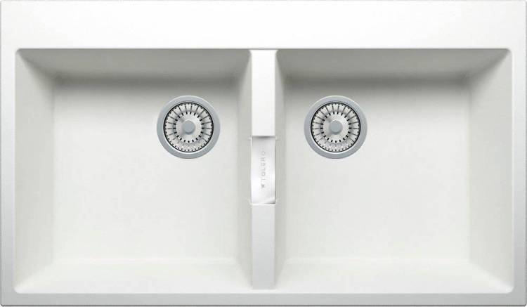 Мойка кухонная Tolero Loft TL-862/923 белая