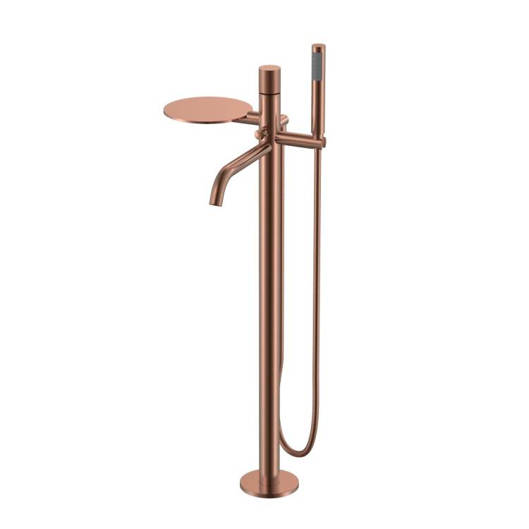 Смеситель для ванны Boheme Stick 129-CB.2 напольный, Copper Brushed Touch