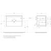 Тумба с раковиной Belbagno Kraft KRAFT-800-2C-SO-CG 80x46x50 Cemento Grigio подвесная с двумя выкатными ящиками фото 9