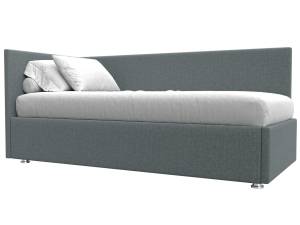 Кровать Лига Диванов Лига-039 123141L серый левая 90x200