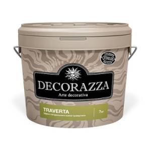 Декоративная штукатурка Decorazza Traverta TR001 белая 7 кг