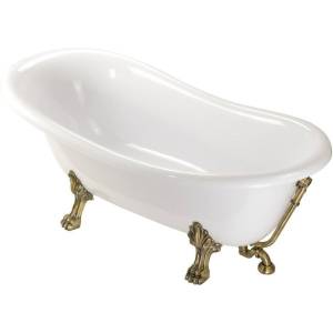 Ванна из искусственного камня Migliore Bella 26916 170x81 бронза