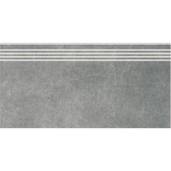 Ступень Kerama Marazzi Королевская дорога SG614620R/GR Серый Темный Обрезной 30x60