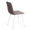 Стул Tetchair Chilly (mod. JSC-220) 24344 темно-серый, белый, велюр фото 3
