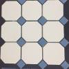Декор Top Cer Octagon 4416OCT11/1C Oct11-1Ch White 16/Blue Cobait Dots 11 30x30
