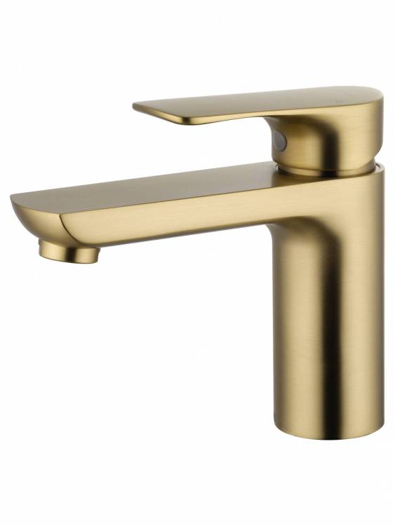 Смеситель для раковины Wonzon & Woghand WW-A40732-BG брашированное золото