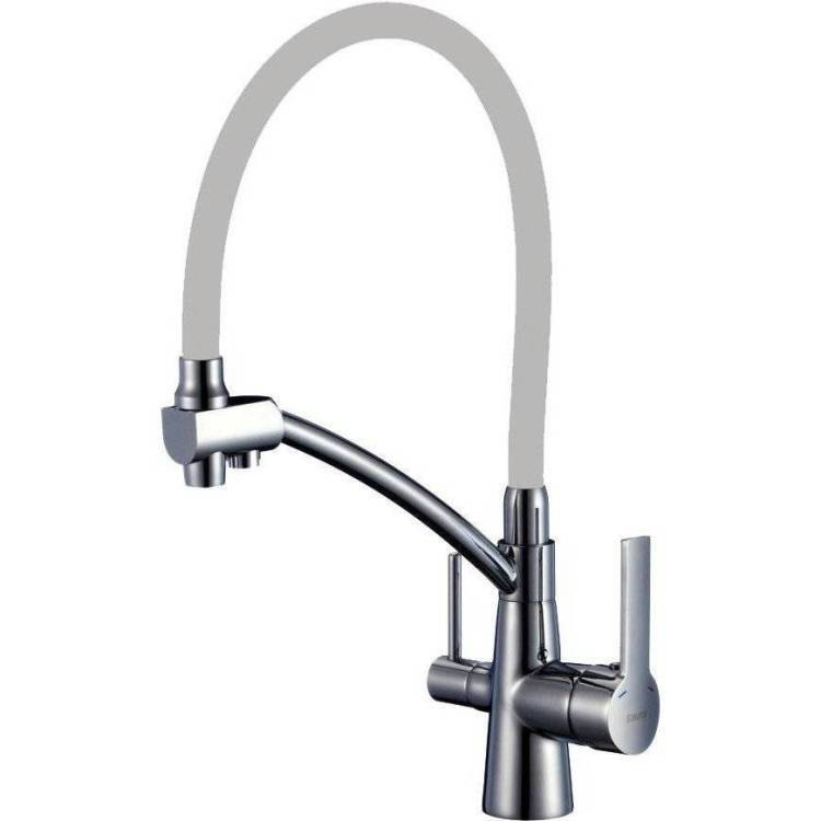 Смеситель для кухни Savol S-L1805L-04 с гибким изливом