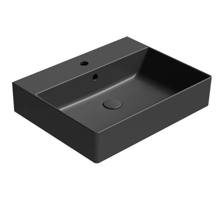 Раковина GSI Kube X 9431126 50 см, черная матовая