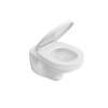 Унитаз подвесной Kerama Marazzi Pro (Про) KPRO.wc.02 безободковый, с сиденьем микролифт, белый глянцевый фото 2