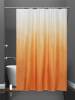 Штора для ванной Bath Plus Charme Red Rosy Down 2151/2 180x180, оранжевая фото 2