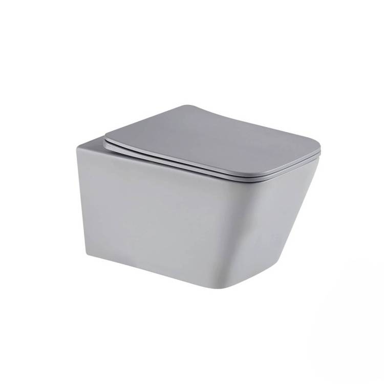 Унитаз подвесной Gid Tornado 62305Y Tr2143TF-Lgm серый матовый