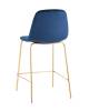 Набор из 2 полубарных стульев Stool Group Валенсия SN OS-001CB HLR-64 gl X2 синий, золотые ножки фото 7
