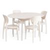 Стол обеденный Tetchair Diamante 20650 Ivory white фото 9